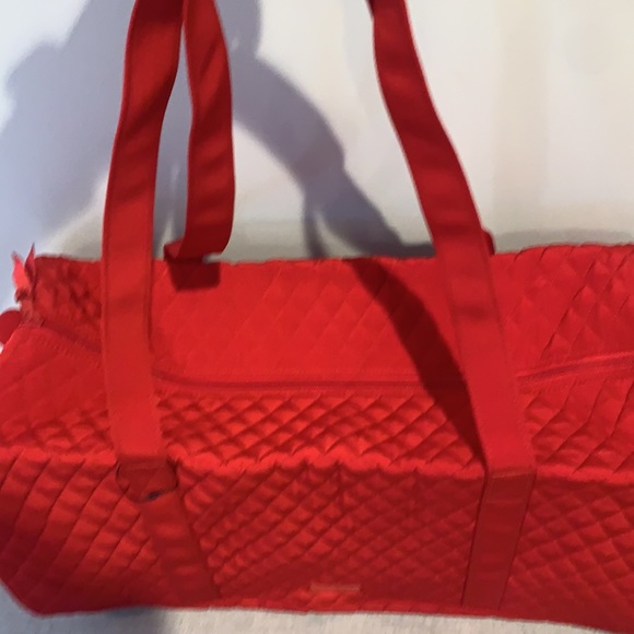NWT vera bradley large duffel tango red - Picture 2 of 8